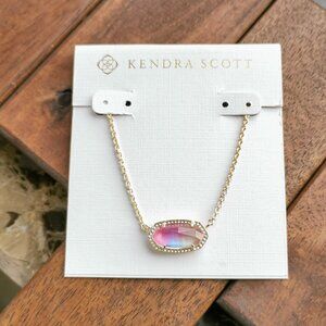 Kendra Scott Elisa Necklace. Gold Watercolor